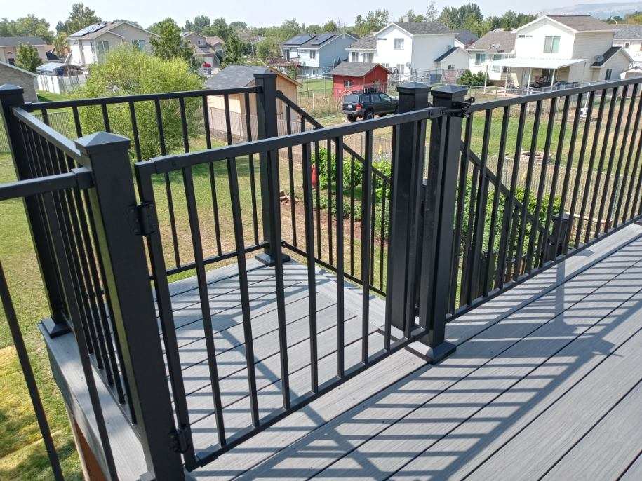 Black Cinch Steel Railing Ogden Deck Depot